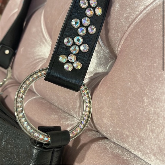 Bb Simon Swarovski crystal leather bag - Picture 4 of 5